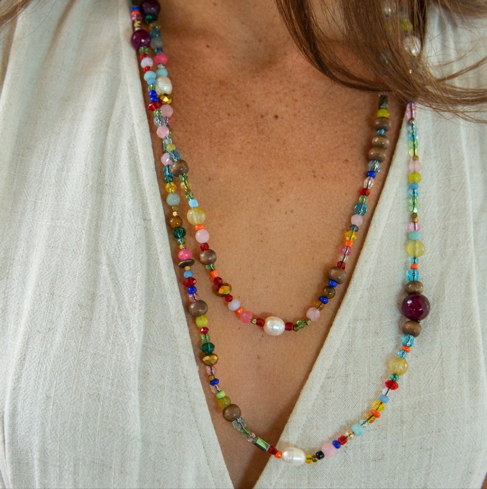 Boho Beaded Necklace